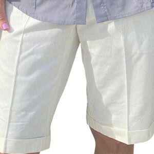 Rosa York Business Casual Ivory Women's Shorts